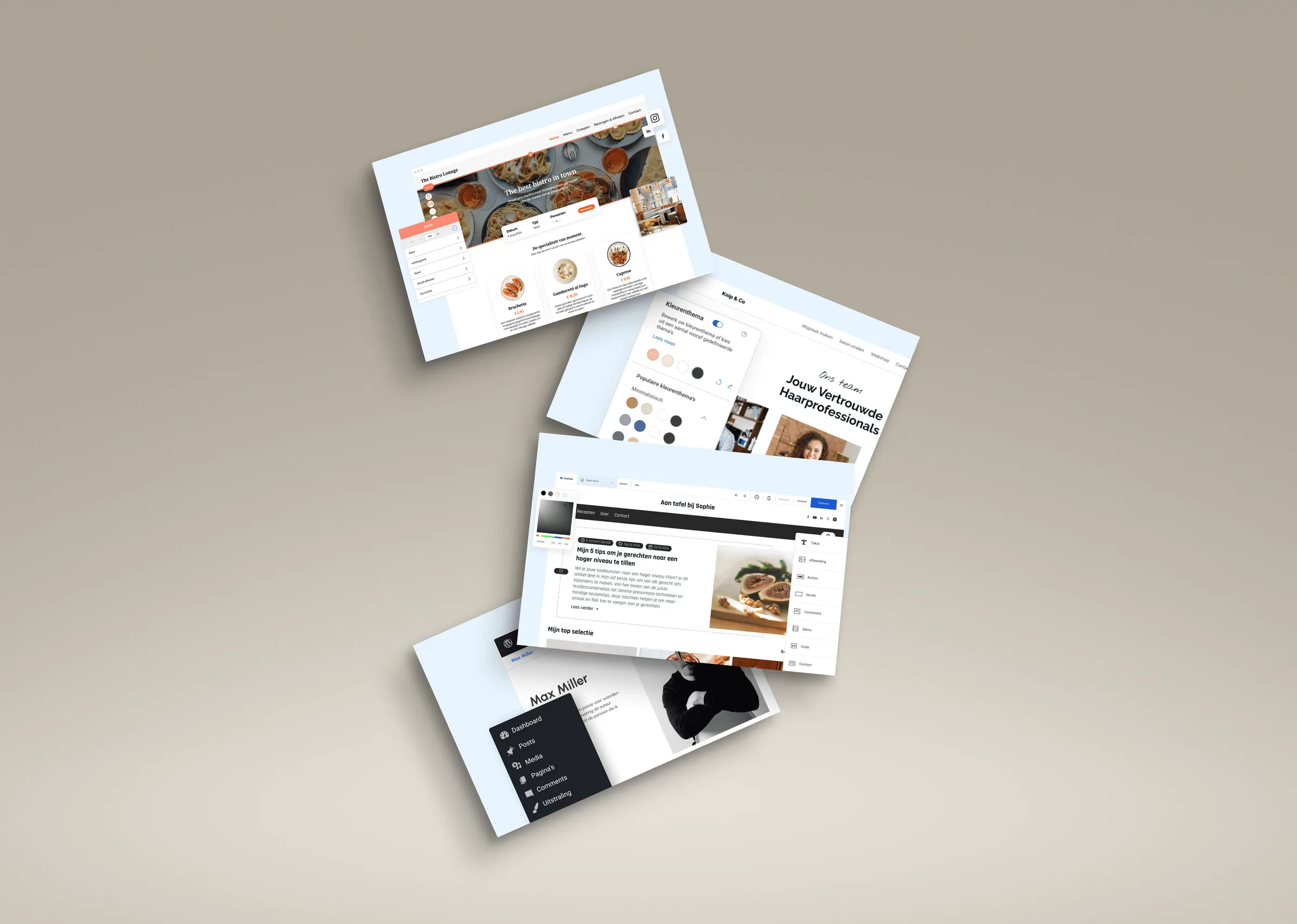 Hostnet marketing materials design