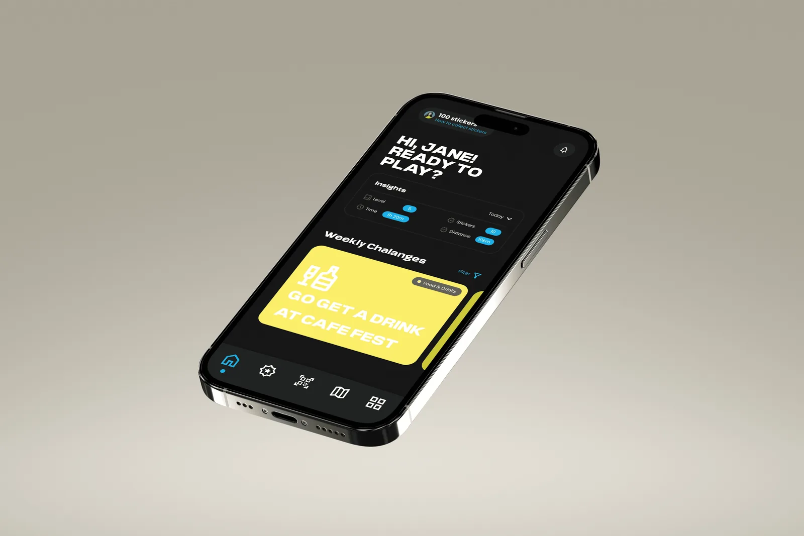Stickr App Design
