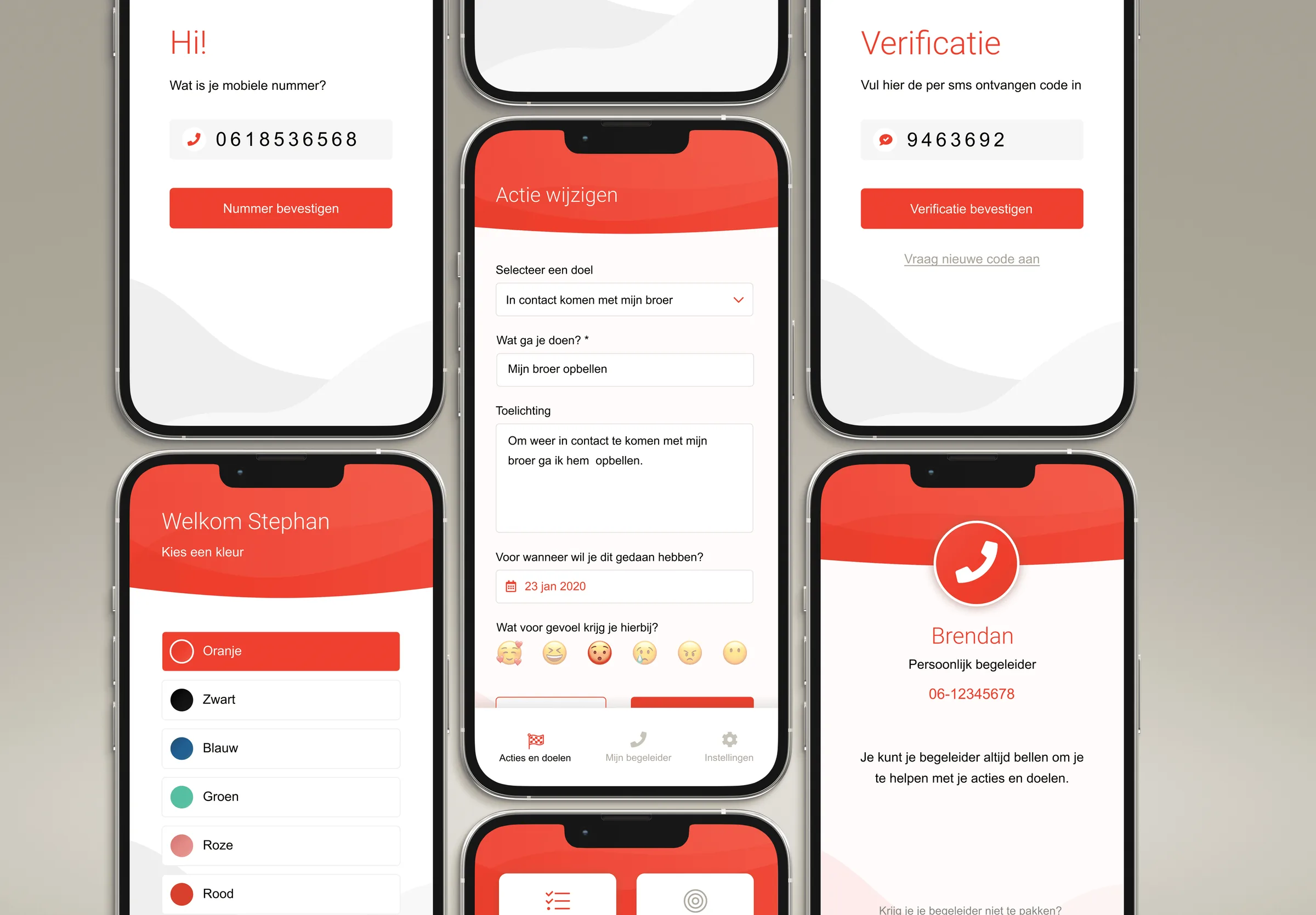 Leger des Heils app personalization settings