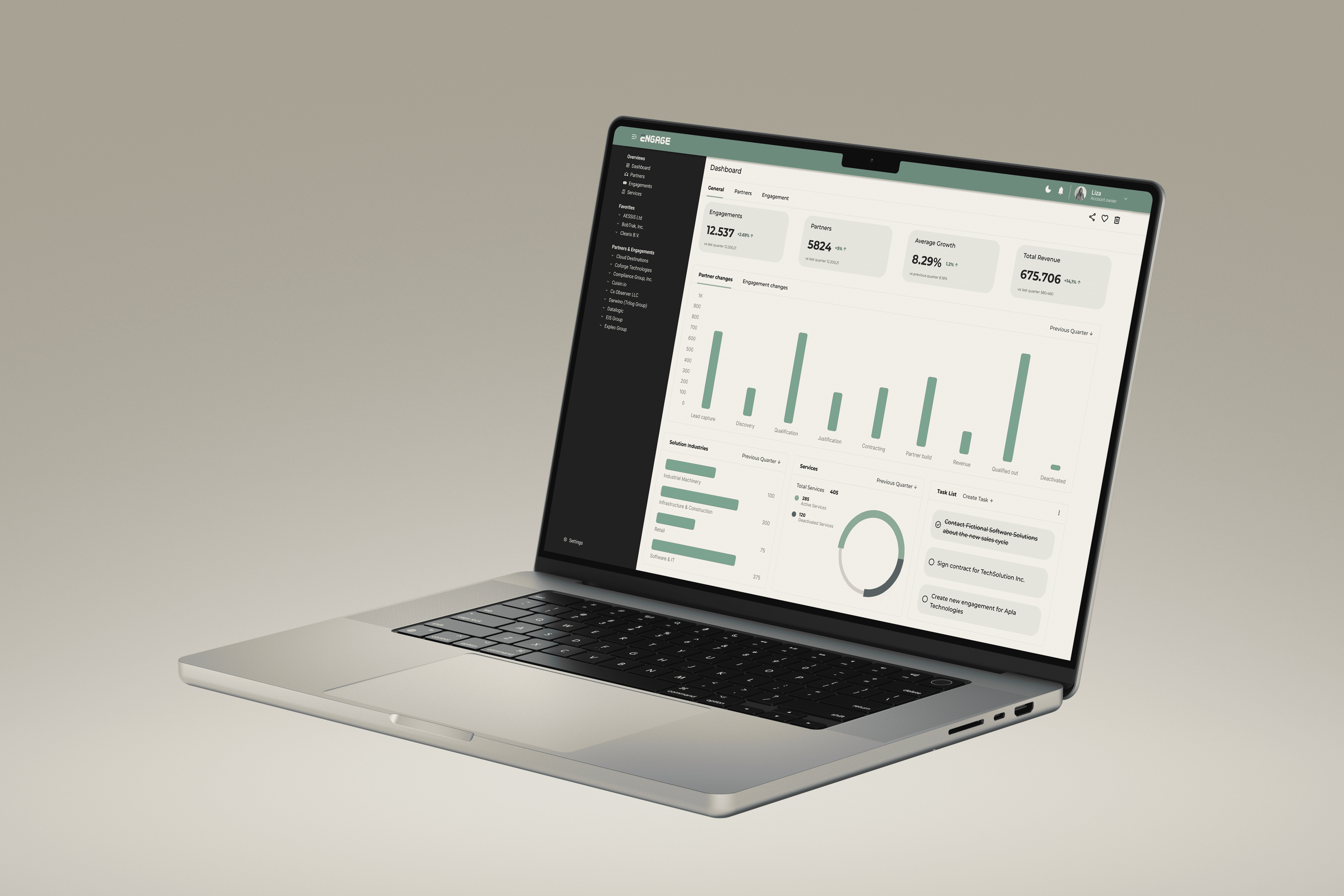 Engage Interface Design