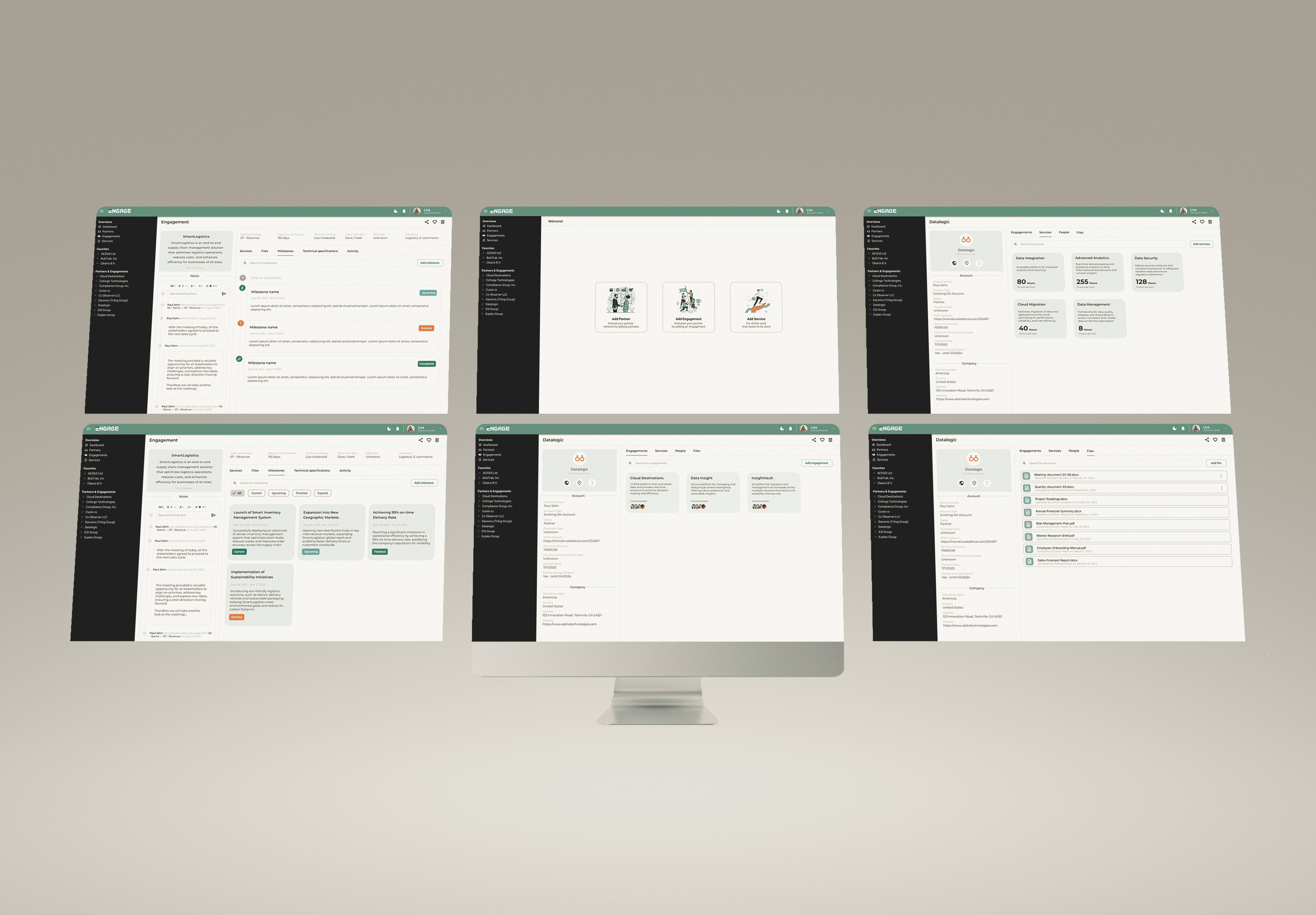 Engage registration flow design