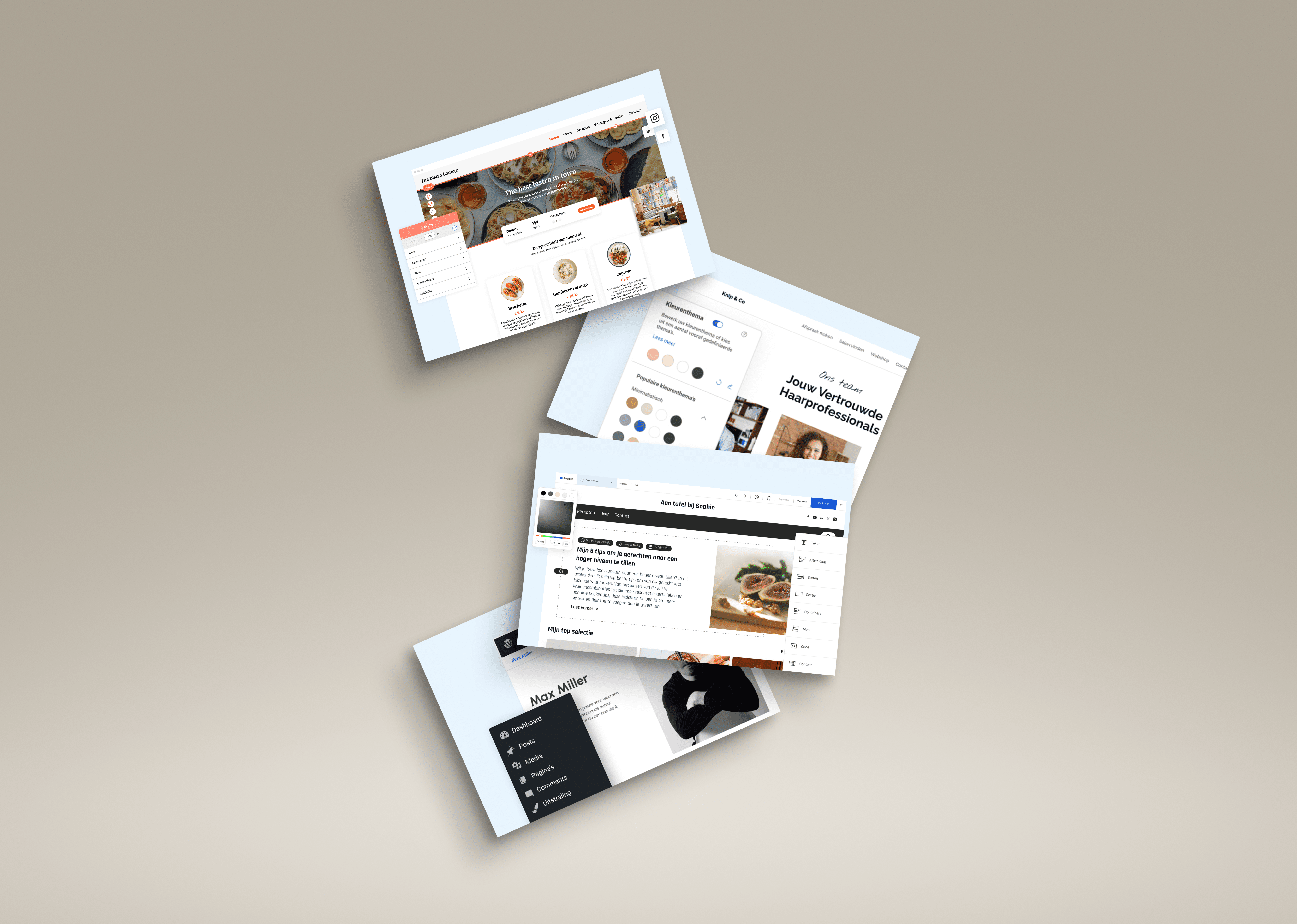 Hostnet marketing materials design