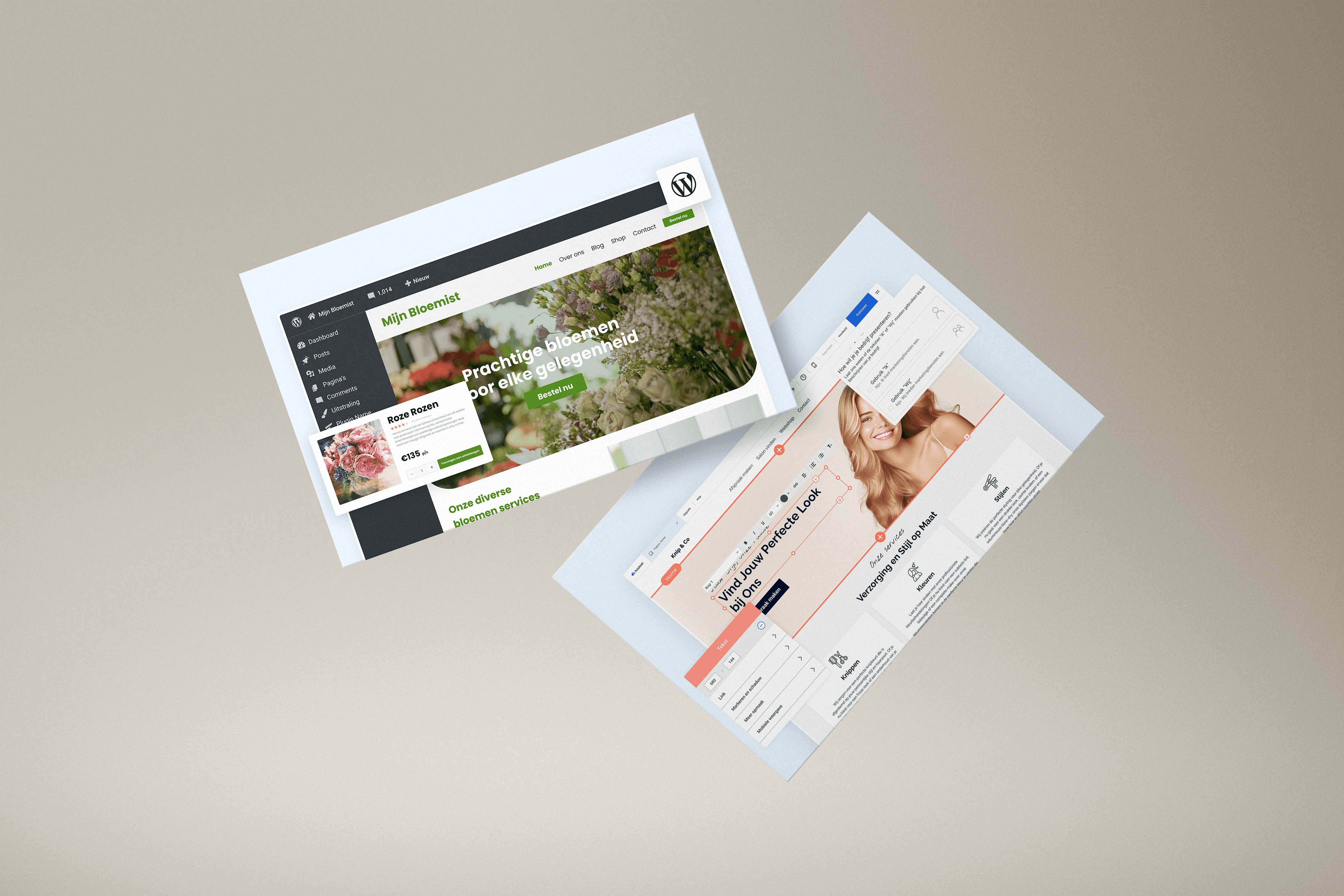 Hostnet social media campaign visuals
