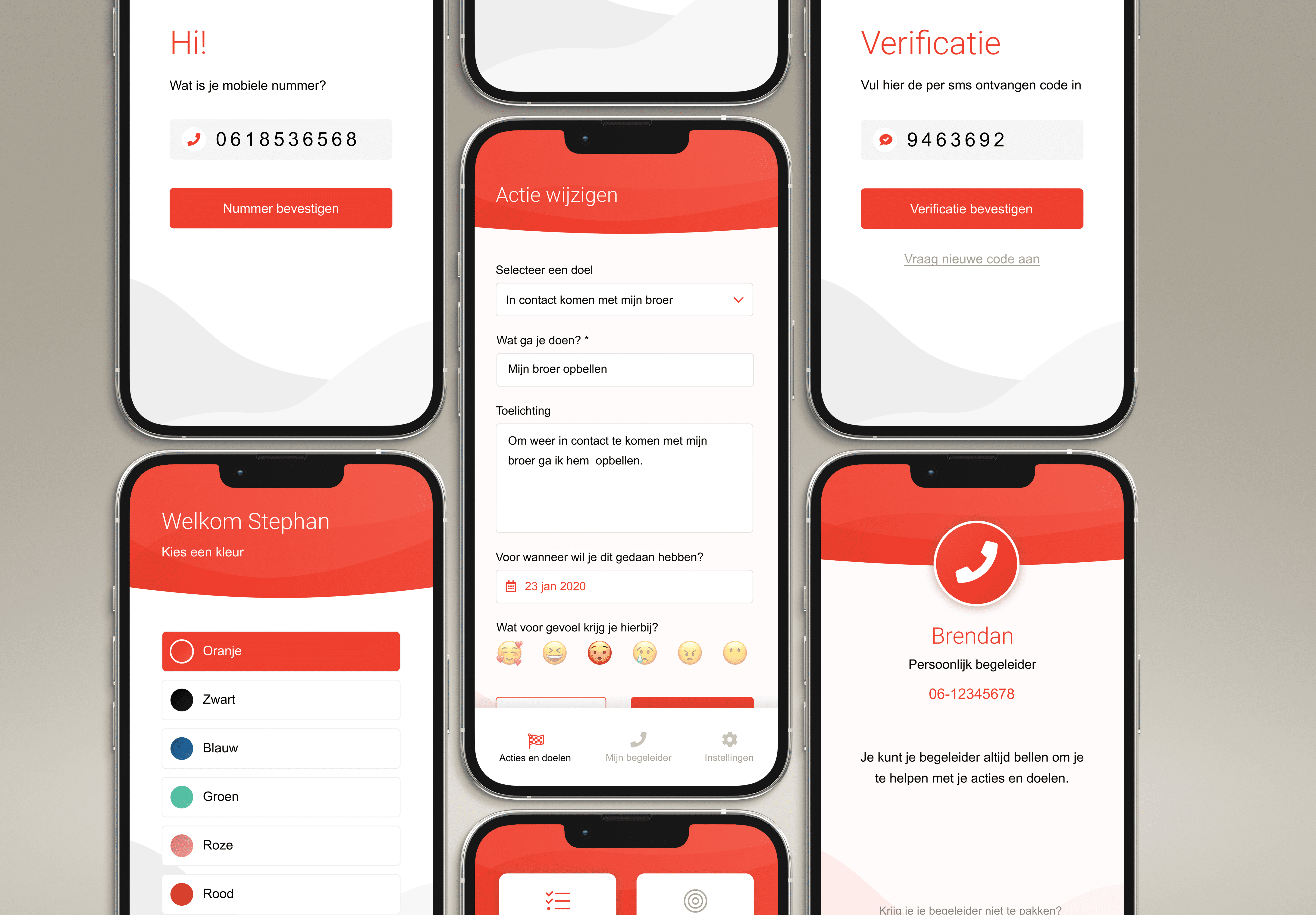 Leger des Heils app personalization settings