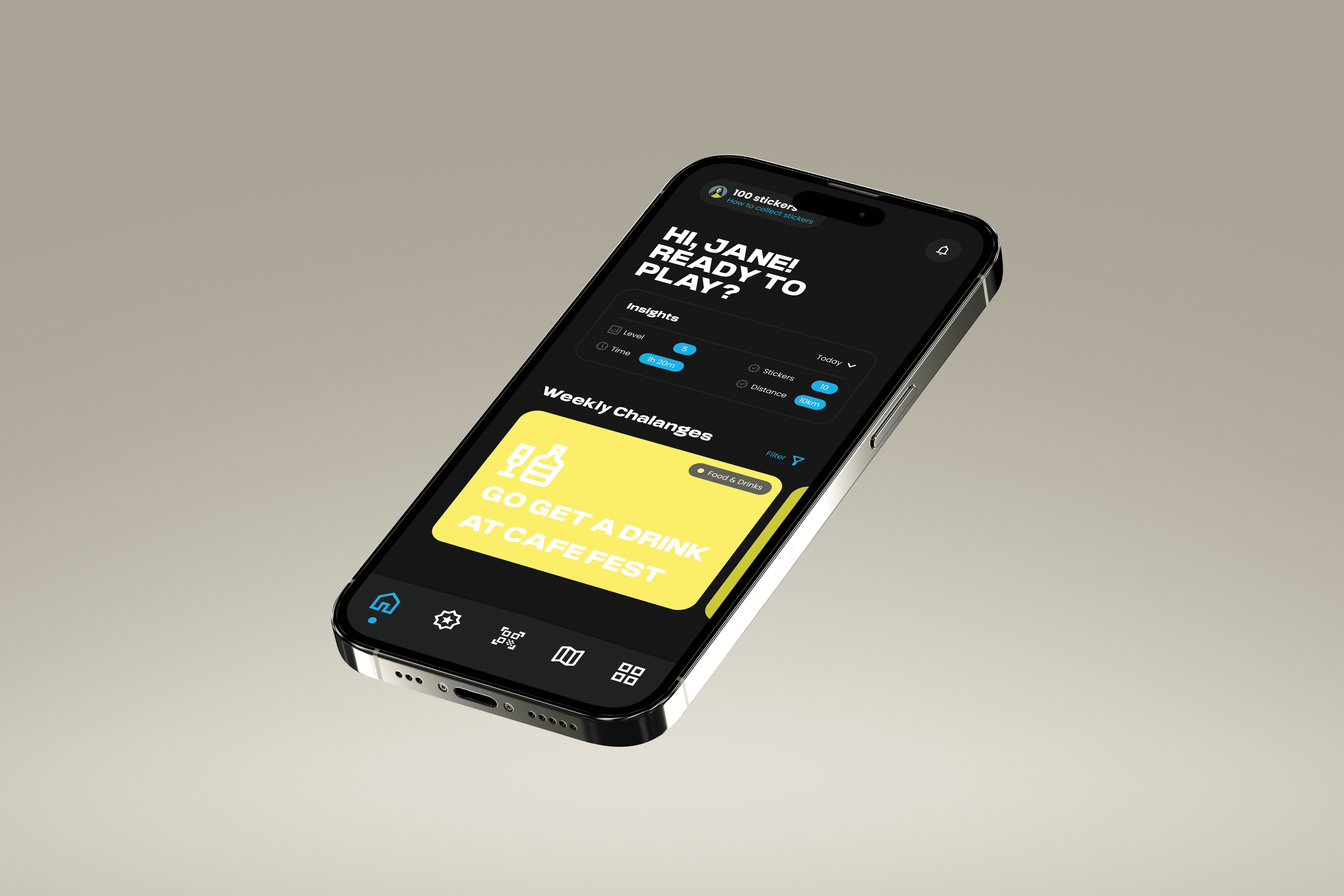 Stickr App Design