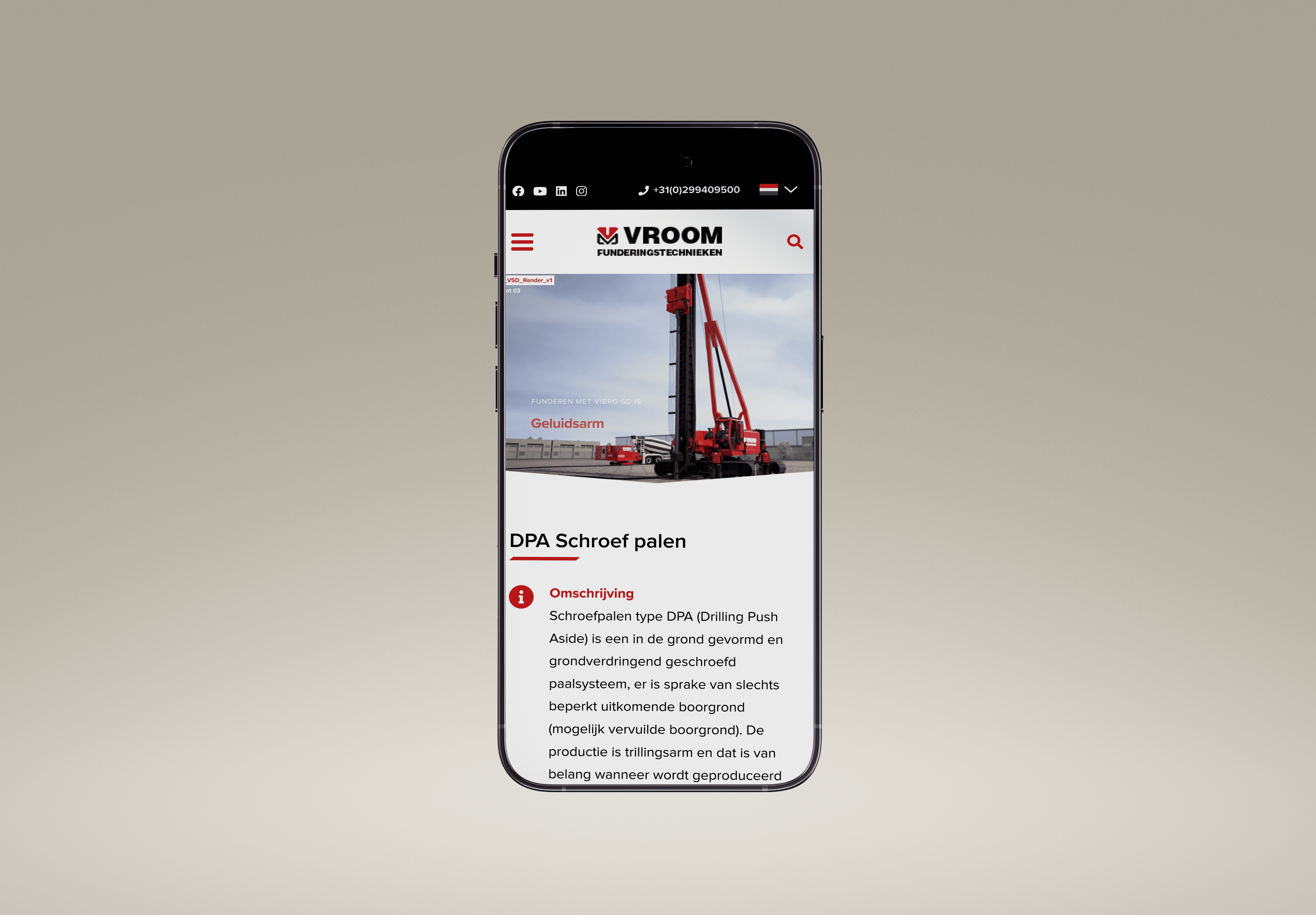 Vroom website high-fidelity interface design