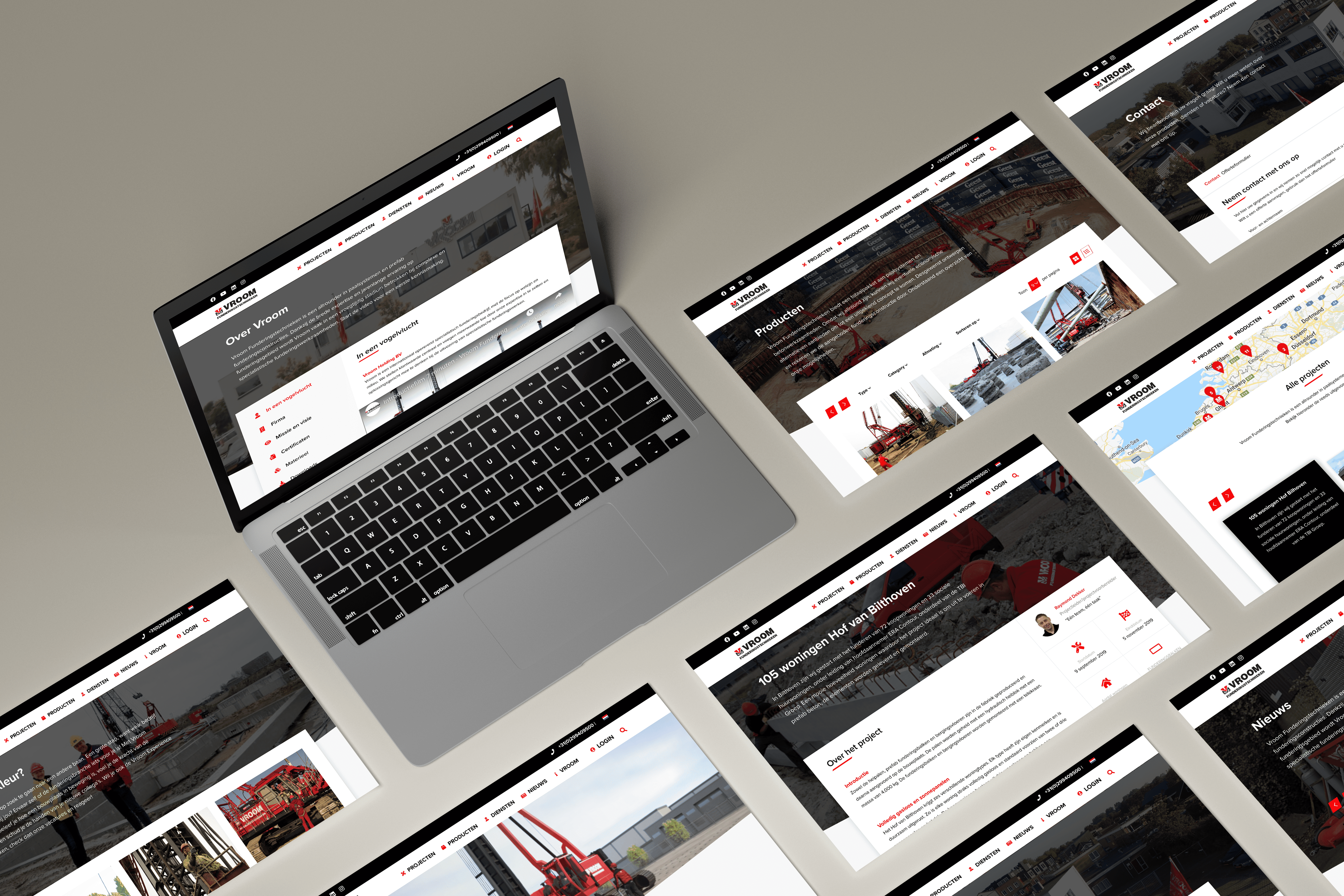 Vroom website interactive prototype