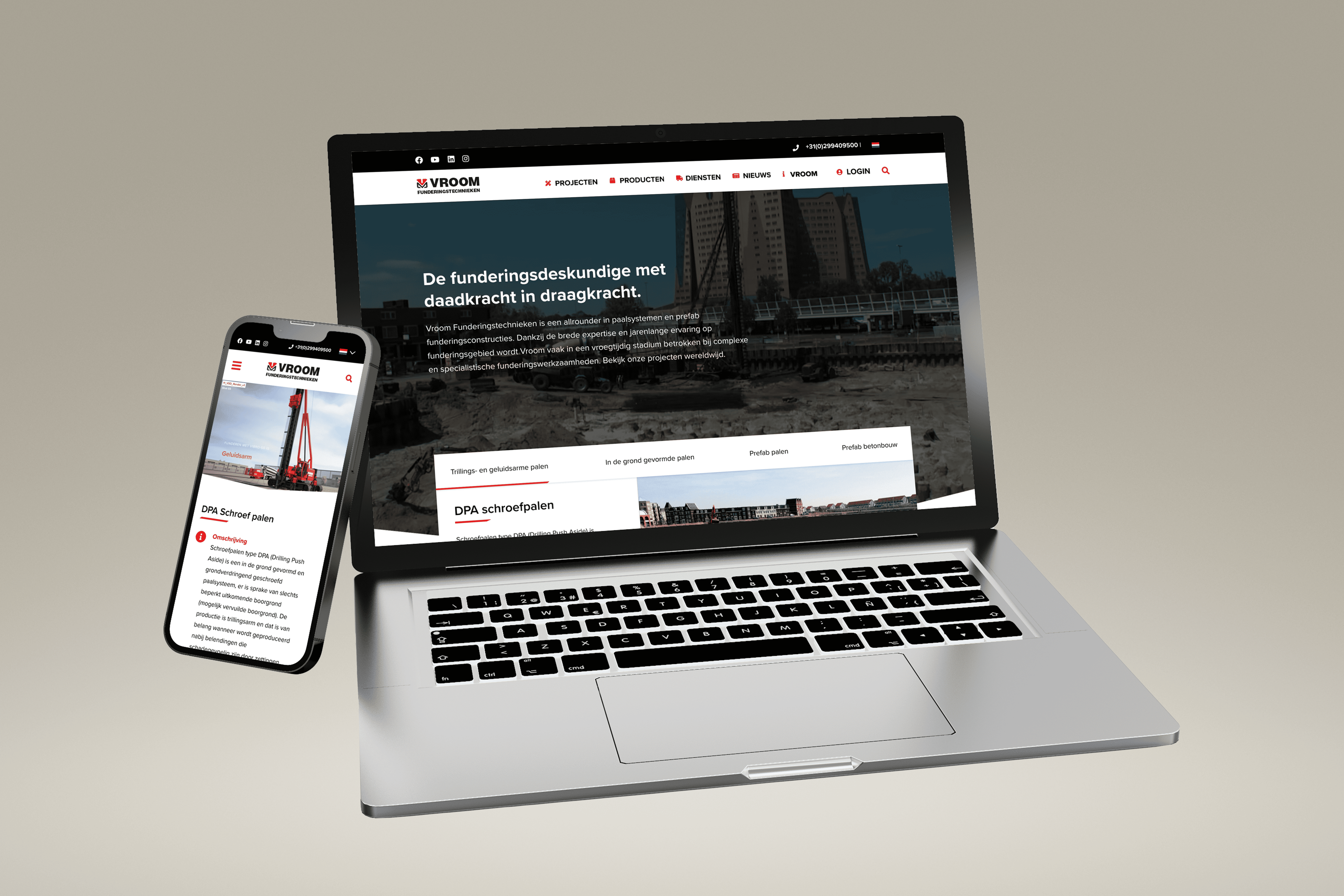 Vroom Website Design